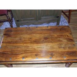 COFFEE TABLE (HARDWOOD)QUALITY ITEM EXCELLENT SIZE AND CONDITION FREE EDINBURGH DELIVERY N