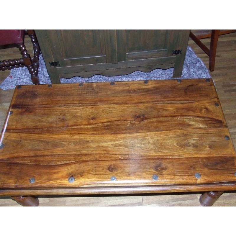 COFFEE TABLE (HARDWOOD)QUALITY ITEM EXCELLENT SIZE AND CONDITION FREE EDINBURGH DELIVERY N