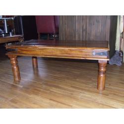 COFFEE TABLE (HARDWOOD)QUALITY ITEM EXCELLENT SIZE AND CONDITION FREE EDINBURGH DELIVERY N