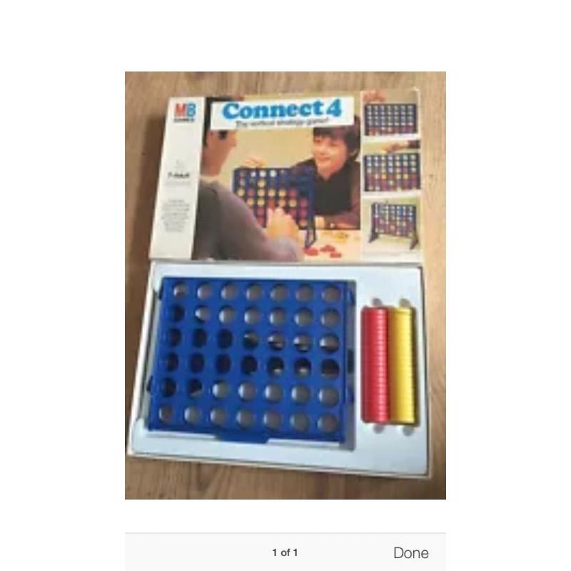Vintage connect four complete