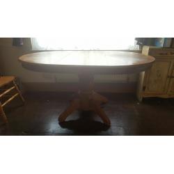 wooden dining table and 4 chairs