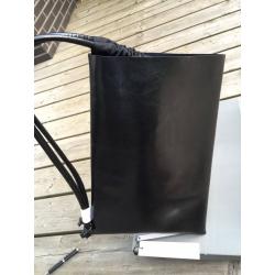 Rick Owens Unisex Leather Bucket Bag
