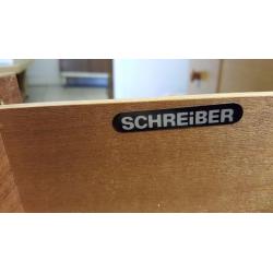 Mid-Century Vintage Teak Danish Style Chest Of Drawers SCHRIEBER