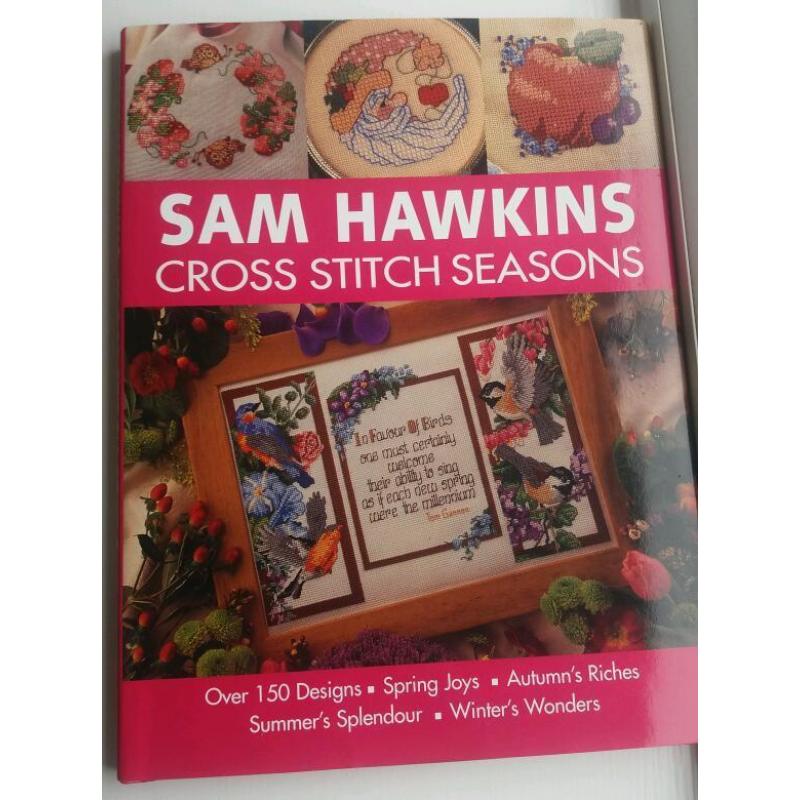 cross stitch seasons book.