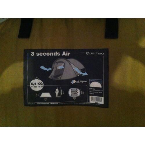 3 seconds quechau camping tent