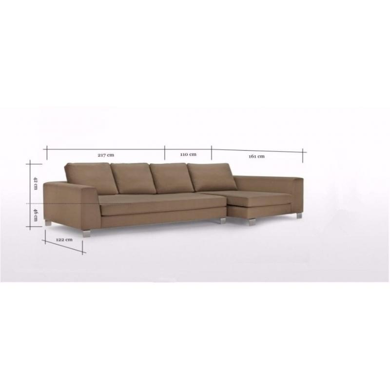 Large Corner Sofa- Deep woven fabric- Free Delivery