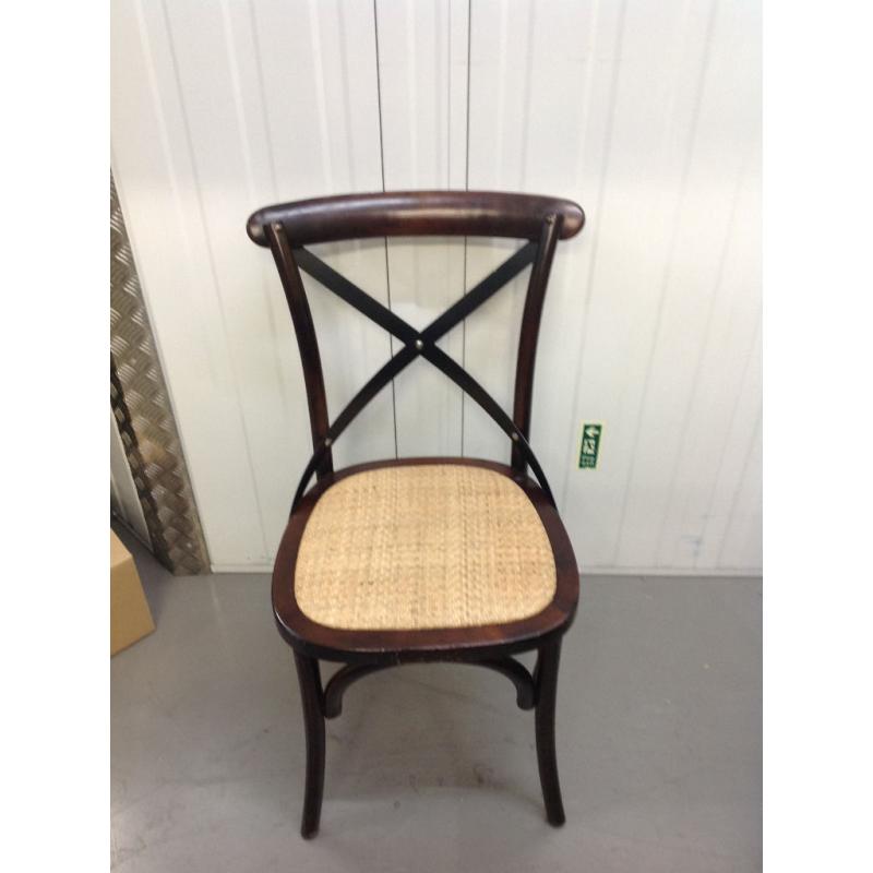 Rustic light metal chair