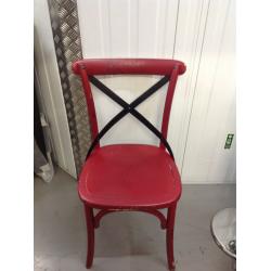 Rustic light metal chair