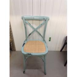 Rustic light metal chair