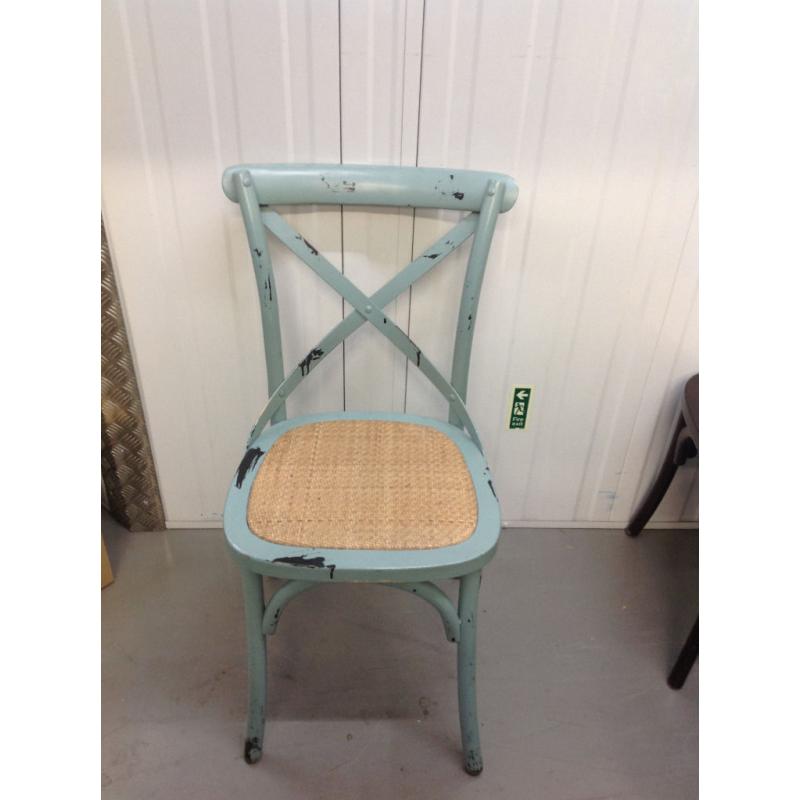 Rustic light metal chair