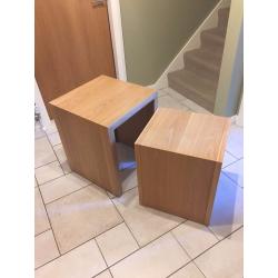 Solid Oak Nest of Tables