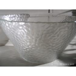 JOHN LEWIS heavy glass bowl, 28 cm diameter