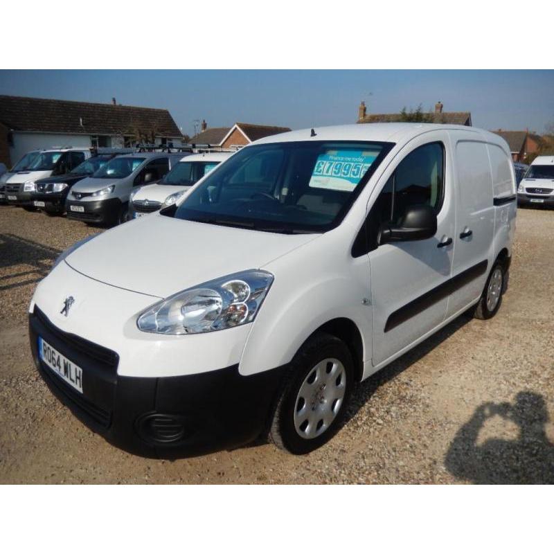 2014 64 PEUGEOT PARTNER 1.6 HDI PROFESSIONAL L1 H1 23113 MILES ONLY DIESEL