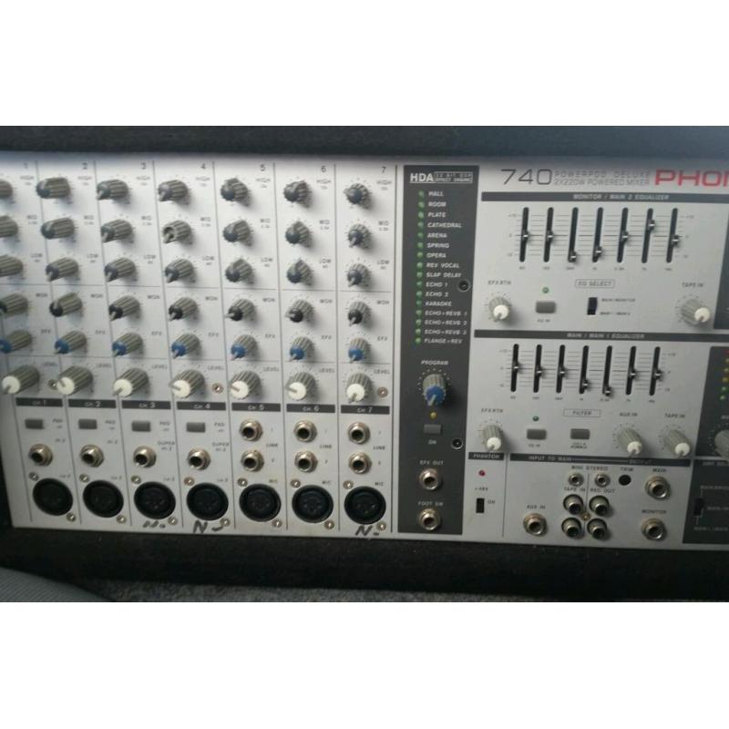 PA power mixer Phonic 740 powerpod
