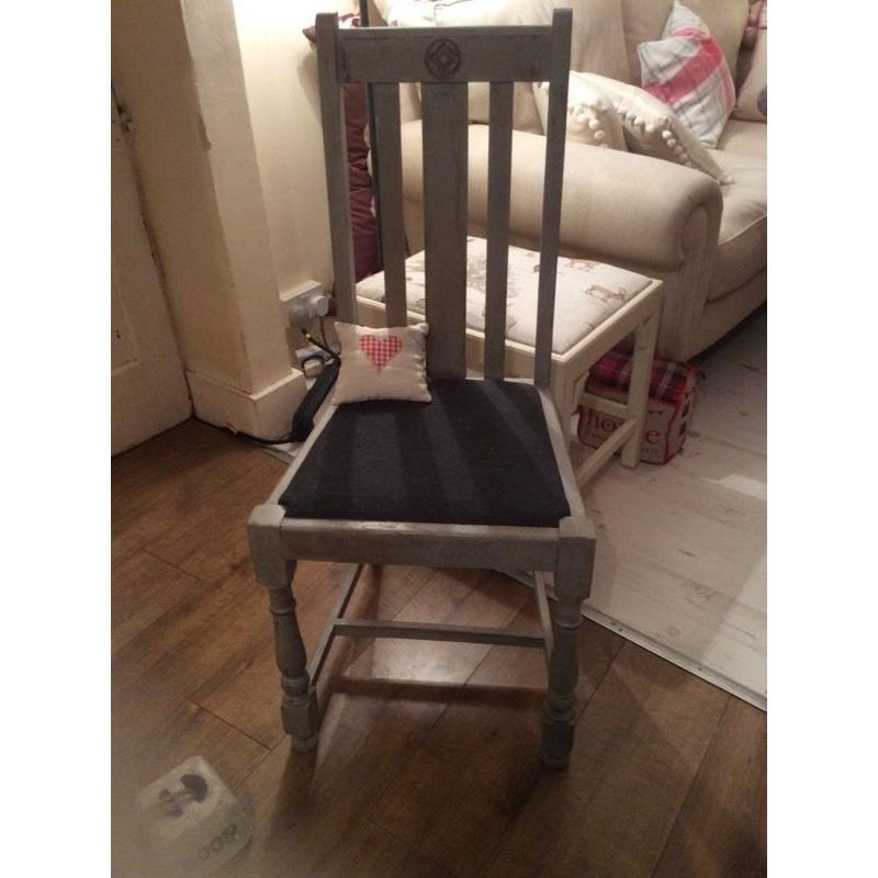 2 shabby chic chairs