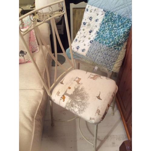 2 shabby chic chairs