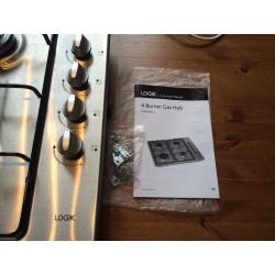 Logik 4 burner gas hob