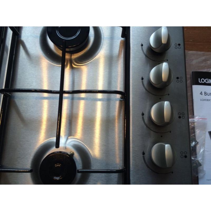 Logik 4 burner gas hob