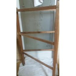 Vintage Wooden Clothes Maiden Dryer Furniture