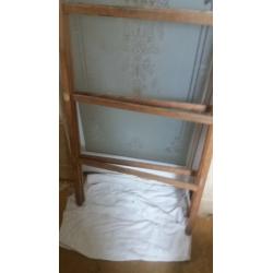 Vintage Wooden Clothes Maiden Dryer Furniture
