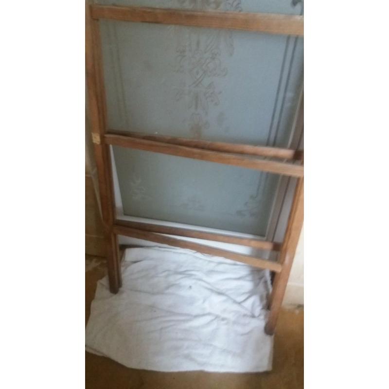 Vintage Wooden Clothes Maiden Dryer Furniture