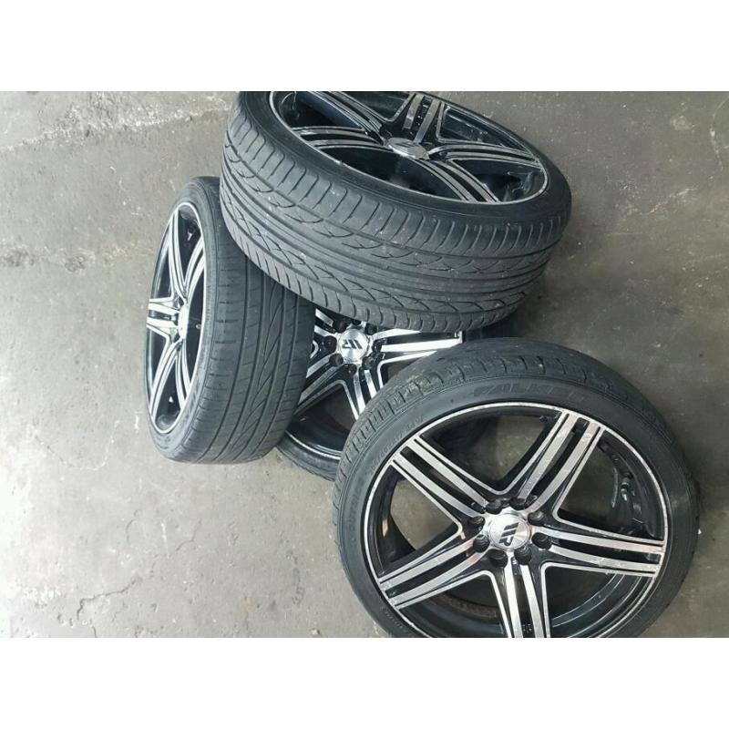 SET OF 4 Vauxhall Corsa,Astra 205/40ZR17 84W " ALLOY WHEELS AND TYRES