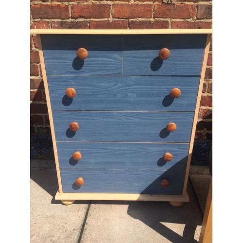 Blue drawers