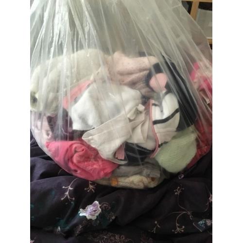 Big bundle of clothes