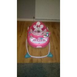 baby girls minnie mouse walker