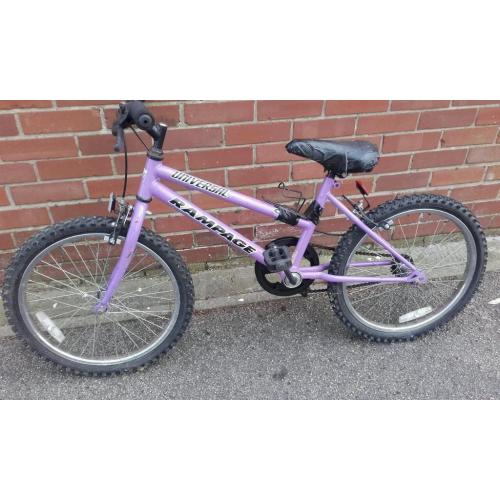 Universal Rampage bike, 20'' wheels.
