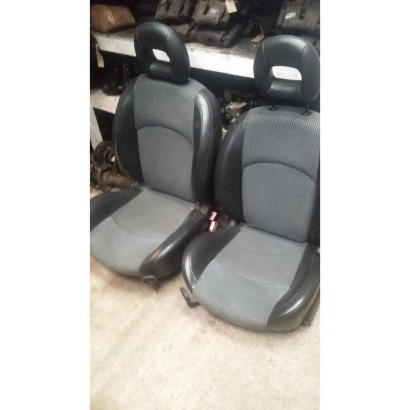 PEUGEOT 206 GTI HALF LEATHER INTERIOR COMPLETE