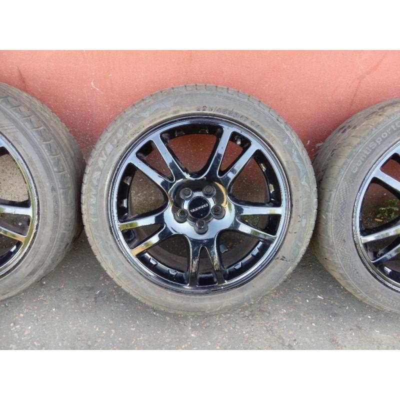 SUBARU IMPREZA STI NEWAGE 17" ALLOYS AND TYRES