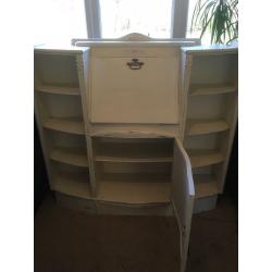 Beautiful Solid wooden shabby chic bureau/storage unit