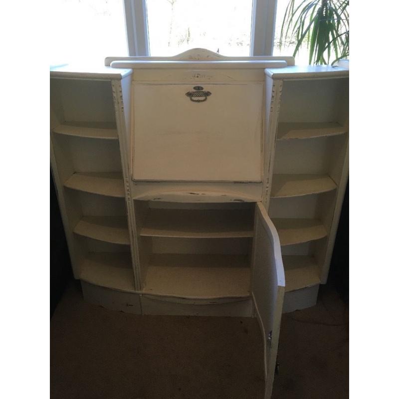 Beautiful Solid wooden shabby chic bureau/storage unit