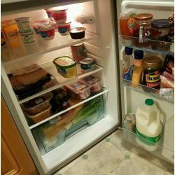 LEC L5511S UNDER COUNTER FRIDGE SILVER
