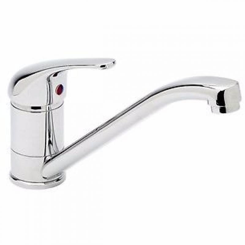 Ascot mono kitchen sink mixer tap (chrome plated)