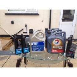 Engine oil and flushes