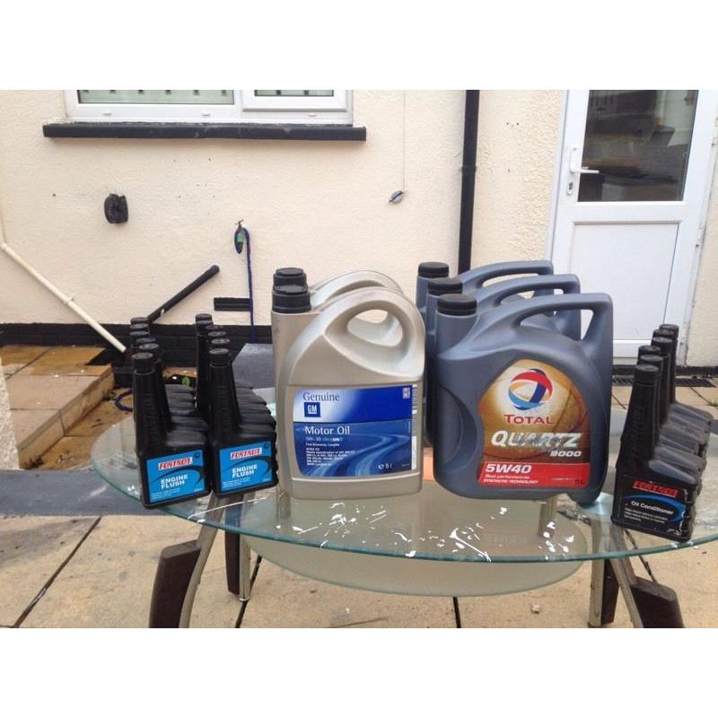 Engine oil and flushes