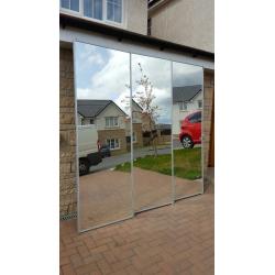 WARDROBE SLIDING MIRRORED DOORS DELIVERY AVAILABLE