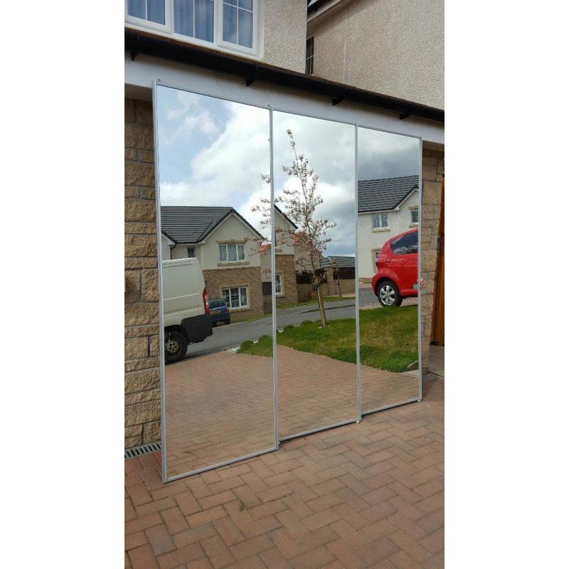 WARDROBE SLIDING MIRRORED DOORS DELIVERY AVAILABLE