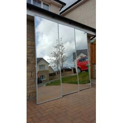 WARDROBE SLIDING MIRRORED DOORS DELIVERY AVAILABLE