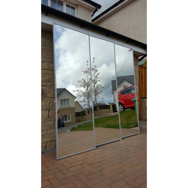 WARDROBE SLIDING MIRRORED DOORS DELIVERY AVAILABLE