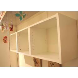 IKEA Bookcase, white, hanging. Excellent condition. Delivery available