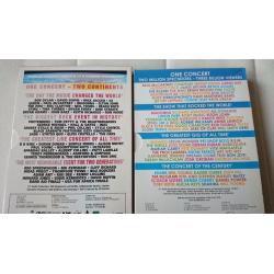 Live Aid 1985 and Live 8 2005 DVD'S