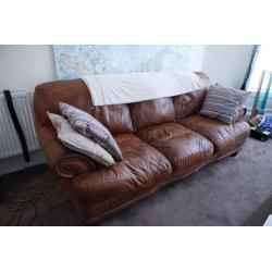 Leather sofas