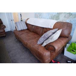 Leather sofas