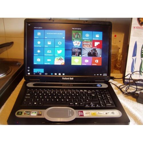 PACKARDBELL 17" LAPTOP, WIFI, 2GB RAM, 120GB, WIN 10, Activated Office 2007