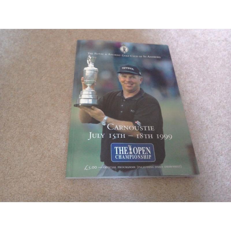 The Open Golf Championship 1999 program