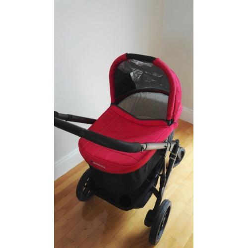 Uppa Baby Vista Deny Red Black Frame