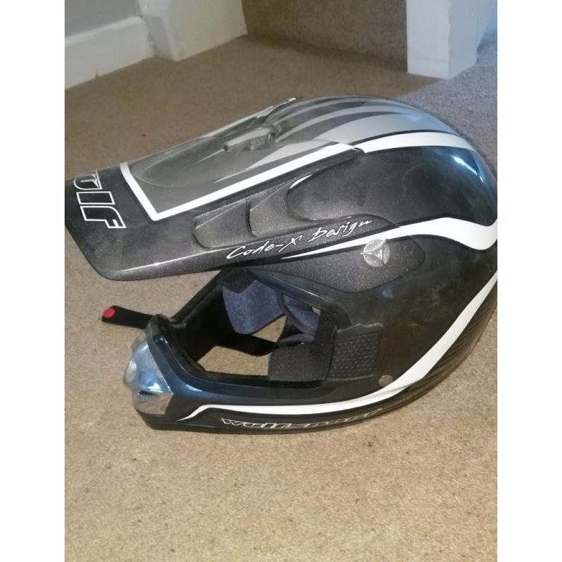 Wulf kids helmet for motorbike